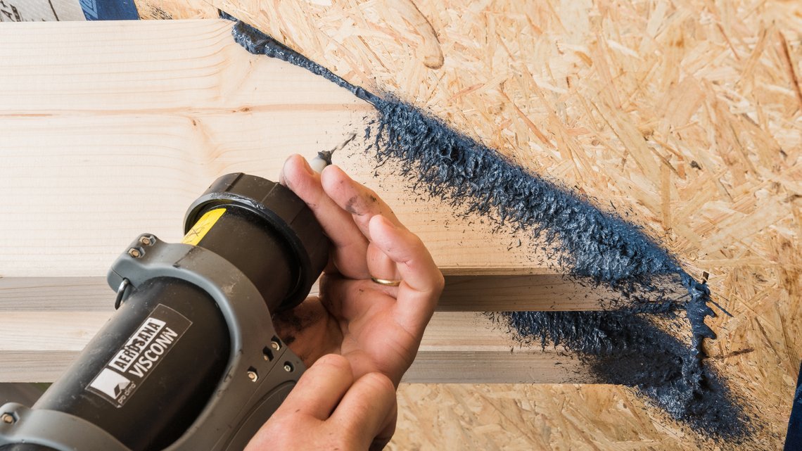 Pulvériser plutôt que coller - système AEROSANA VISCONN