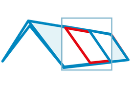 Luftdichtung flächig verlegt