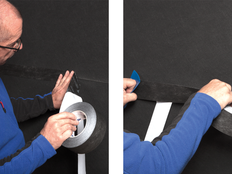 4. Alternatif : collage du chevauchement avec TESCON INVIS