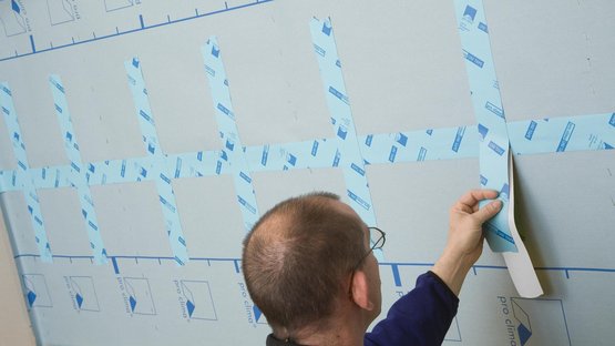 9b. Détail - isolant insufflé