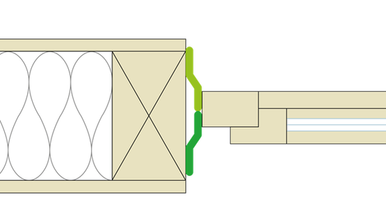 Étapes de pose : 2. Construction à ossature bois, extérieur