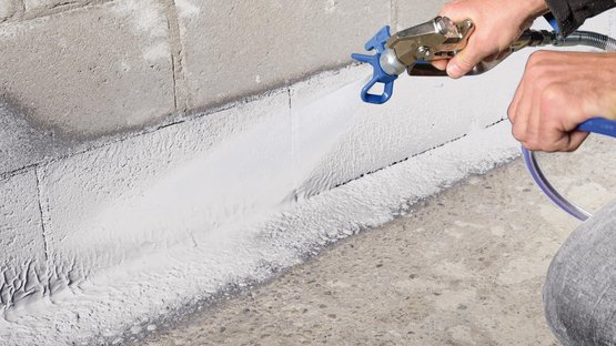 3. Appliquer le film pulvérisé (procédé sans air)