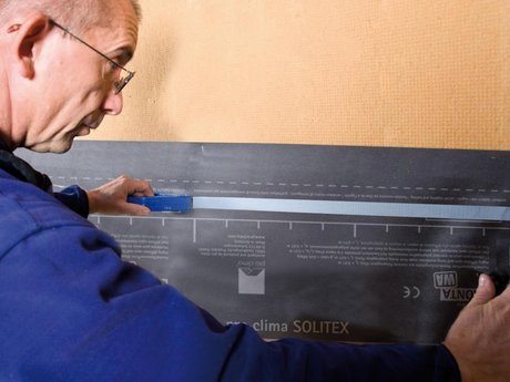 2. Application du ruban adhésif double face