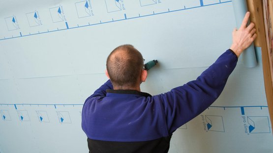 2. Chevauchement des bandes : pose transversale