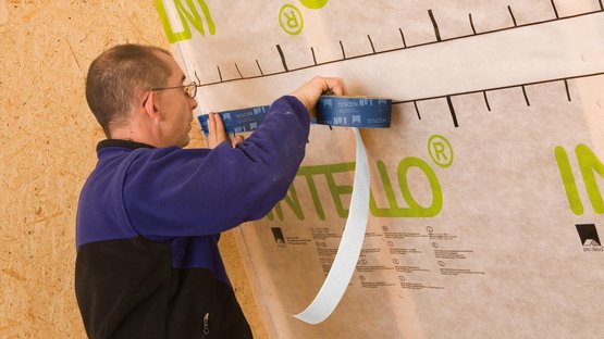 2. Posse du ruban sur le raccord