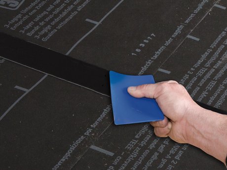 3. Bien maroufler le ruban