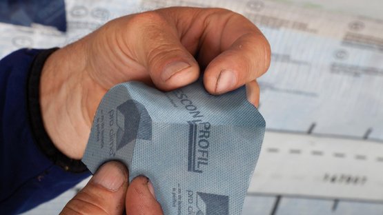 8. Autre possibilité, surface de collage à l’intérieur