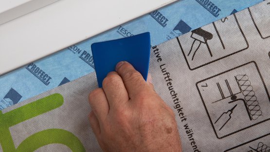 3. Maroufler bien le ruban