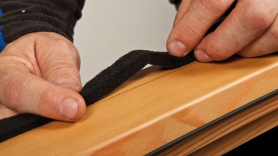 4. Bomber légèrement le ruban