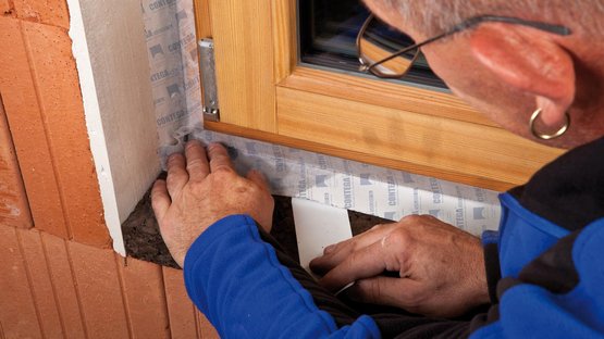 Étapes de pose : 2. Fenêtre déjà montée