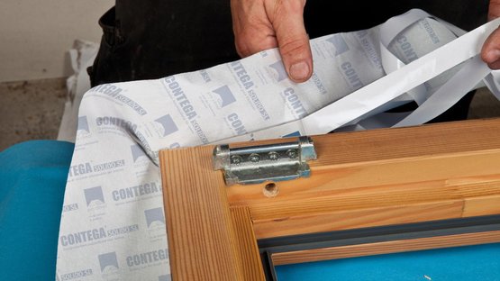 4. Collez le ruban sur le pourtour