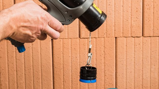 14. Retirer le sachet tubulaire