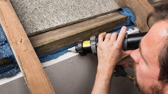 4. Recouvrir les joints larges