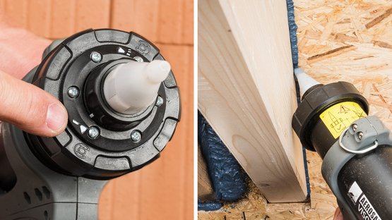 12. Remplir les joints (application en mode « cordon »)