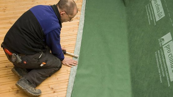 1. Pose de la membrane