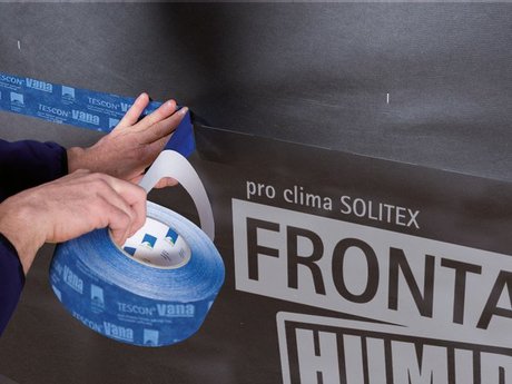 5. Alternative : collage du chevauchement avec  TESCON VANA (au lieu de DUPLEX)