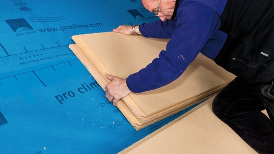 7. Solution 2:1 - plaques de plâtre cartonnée et enduit sur panneaux légers en laine de bois