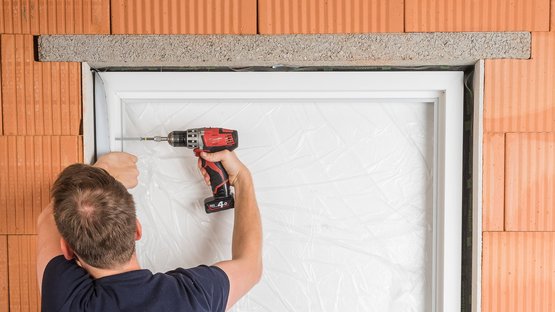 5. Pose de la fenêtre et isolation de la fente