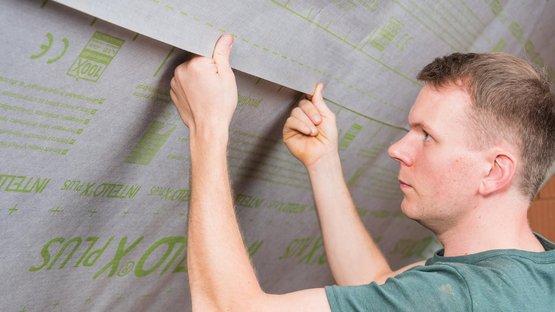 3. Chevauchement des lés de membrane