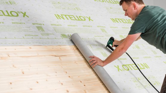 1. Pose de la membrane