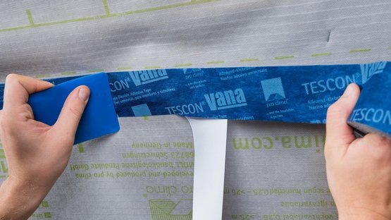 5b. Bien maroufler tous les endroits collés