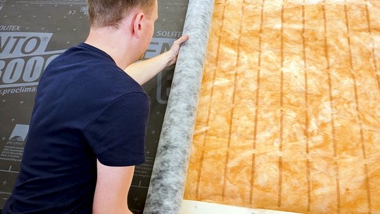 11. Poser l’écran de sous-toiture