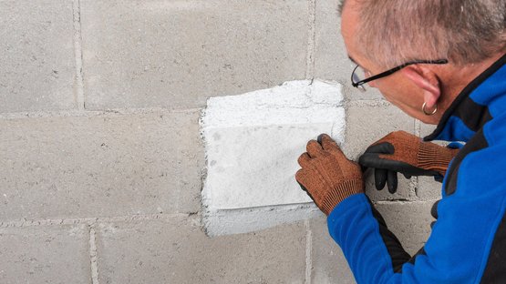 8. Apposer le non-tissé